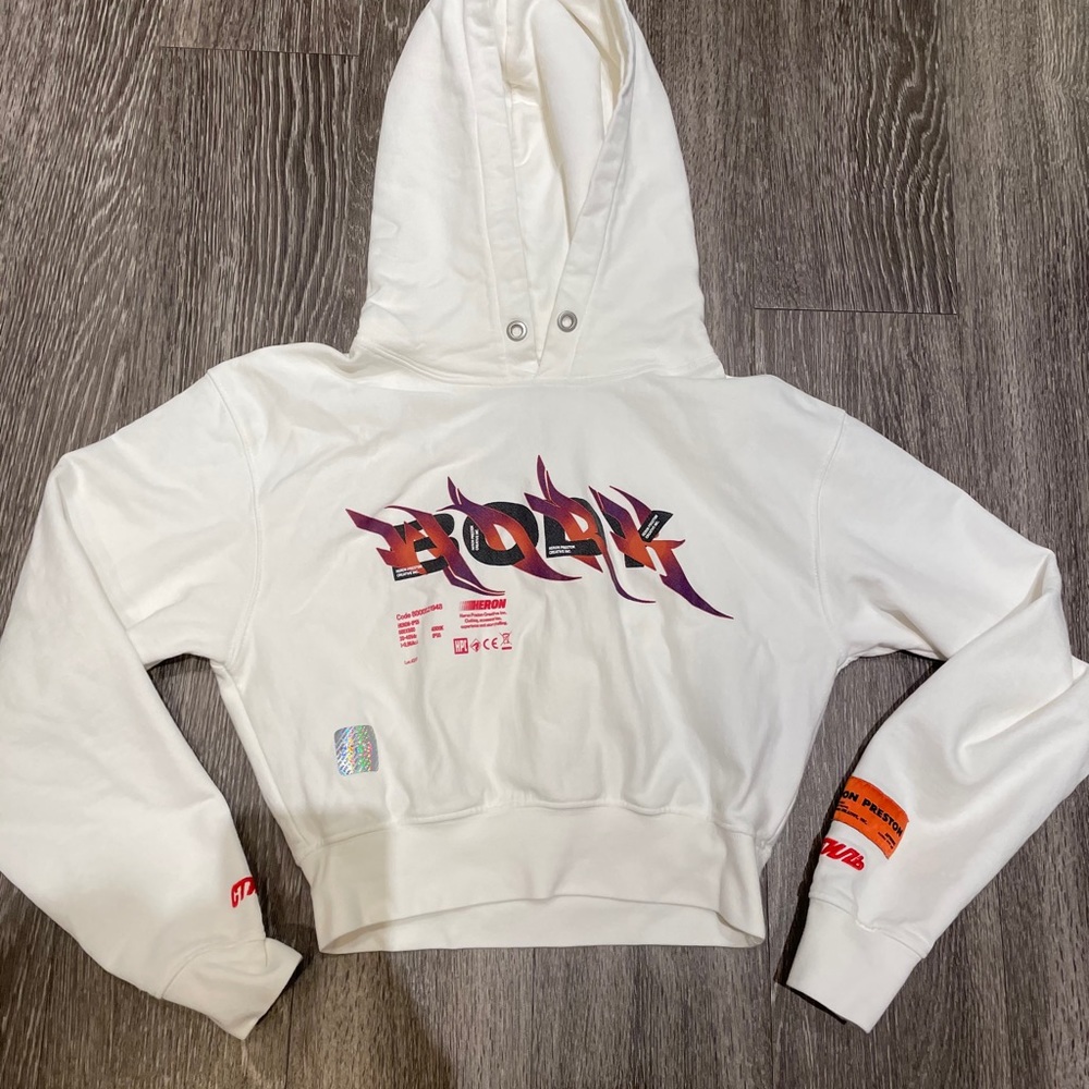 Heron Preston Cropped ‘body’ Hoodie